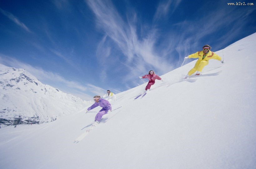 滑雪运动图片大全