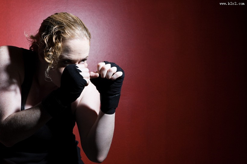 搏击女性图片大全