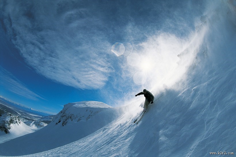 滑雪图片