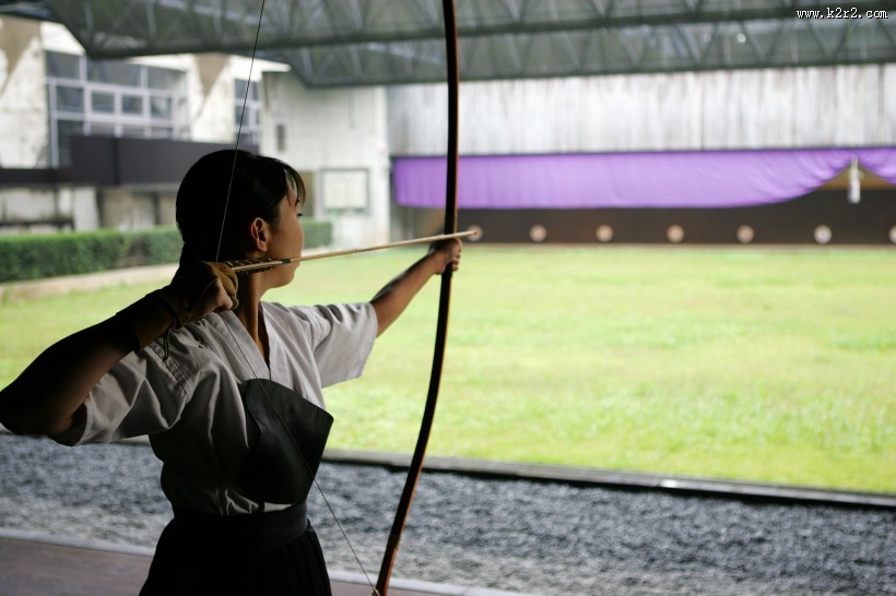 弓道射箭图片