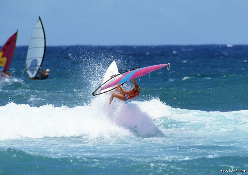 海边休闲娱乐活动图片大全