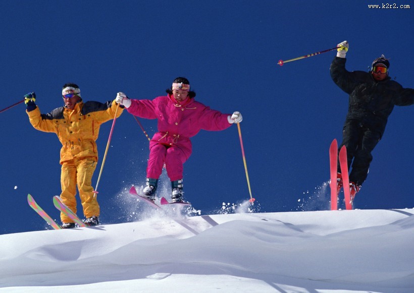 滑雪运动图片