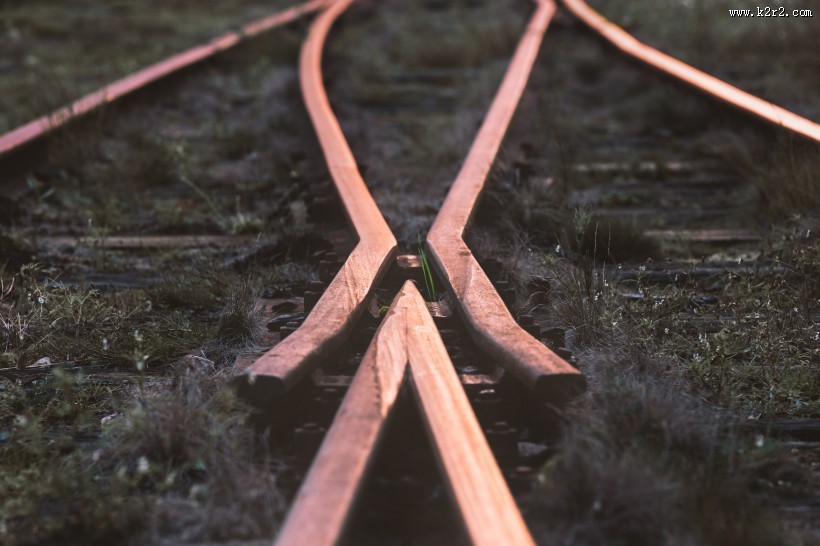 火车的铁路轨道图片