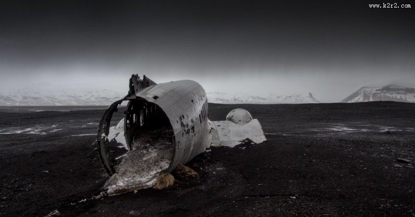 飞机残骸图片