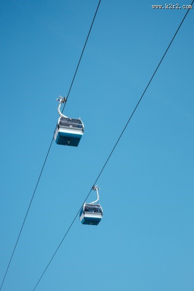 空中的缆车图片