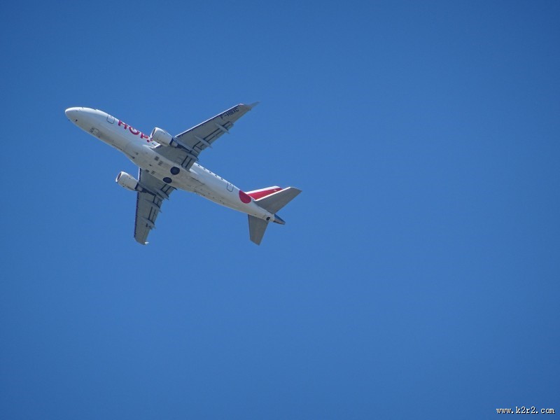 天空中的民航客机图片