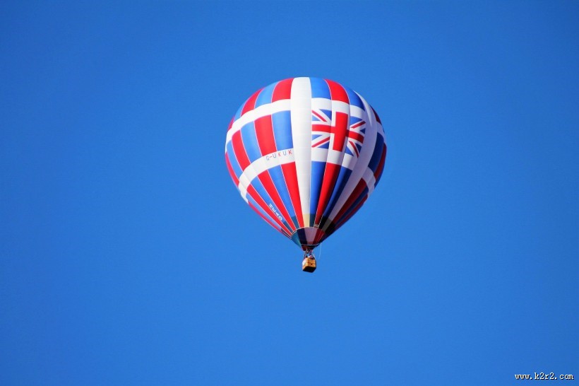 高空中的热气球图片大全