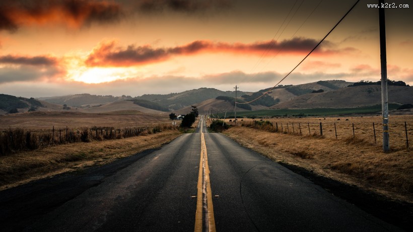 平坦的公路图片大全