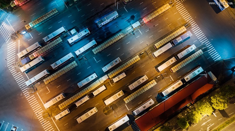 现代都市立交桥风景图片