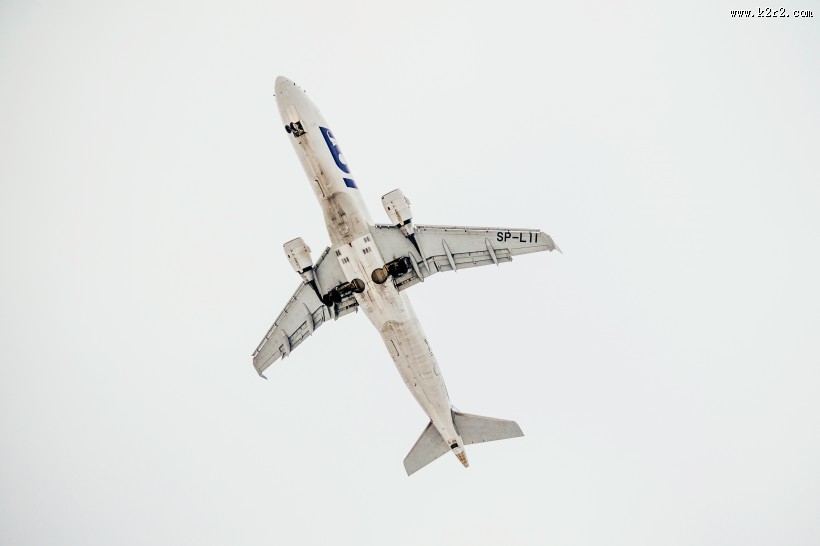 空中的飞机图片