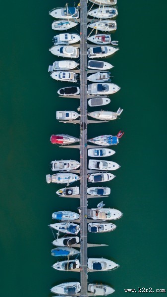 无人机航拍港口图片