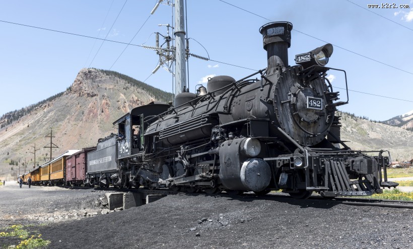 古老的蒸汽火车图片