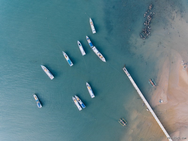 漂亮的码头俯瞰图片