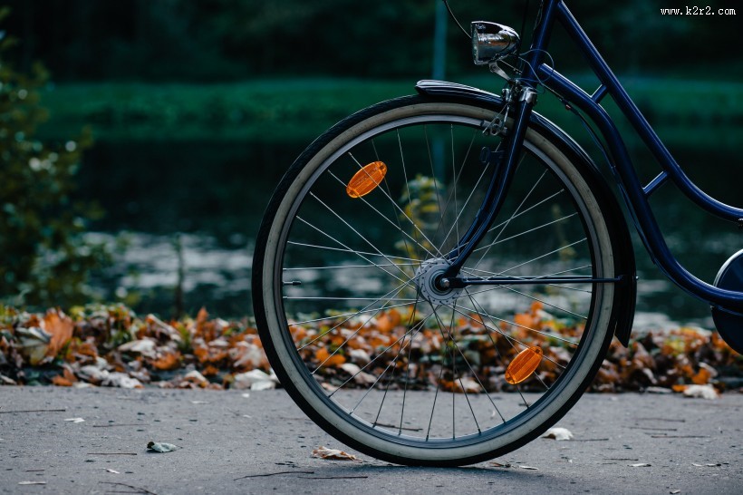 自行车局部图片