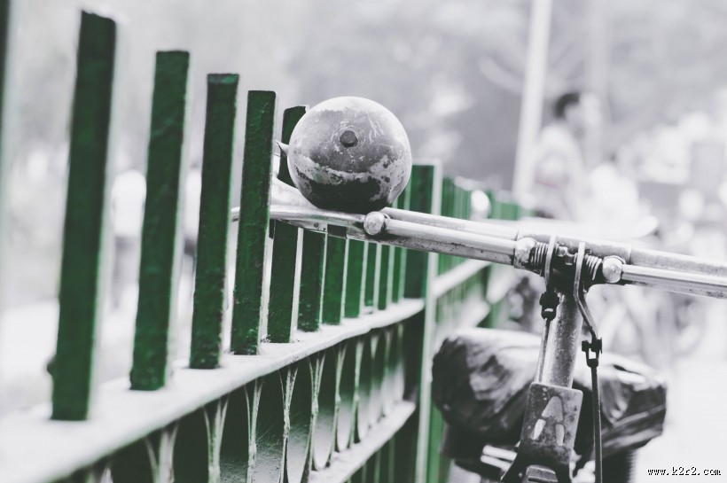 自行车局部图片