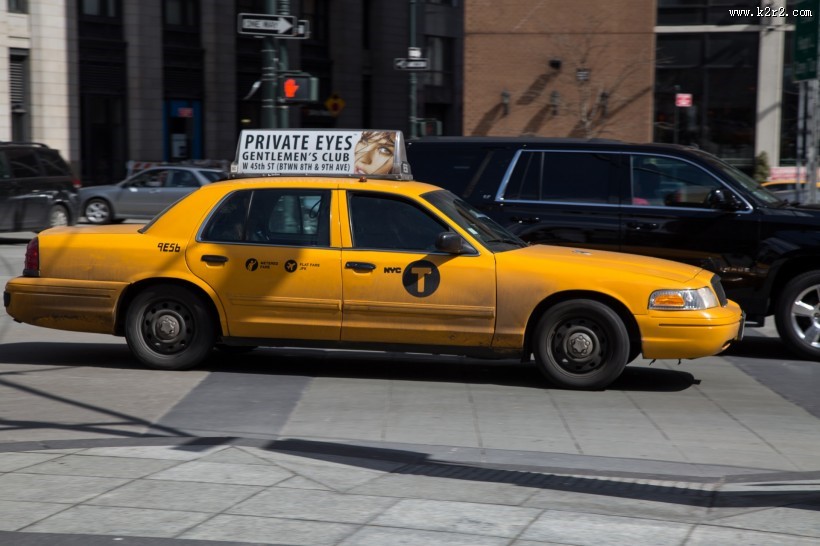 纽约黄色出租车图片