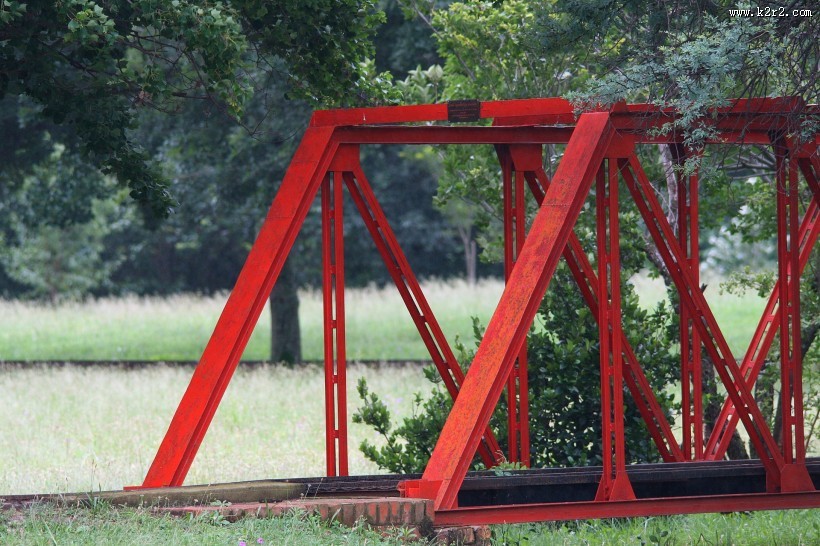 火车模型桥图片