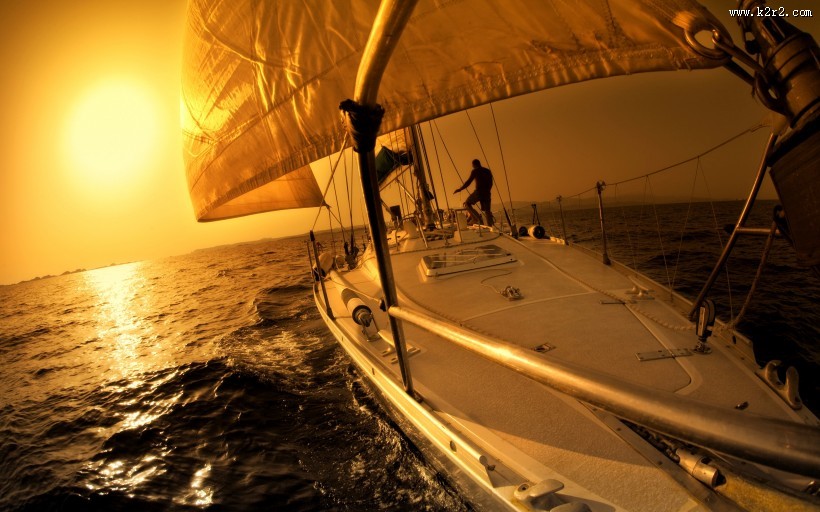 现代机械帆船图片大全