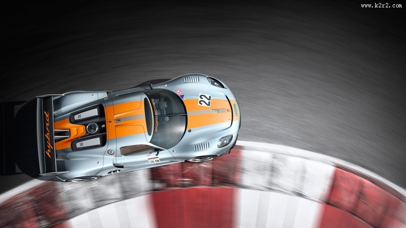 保时捷918赛道图片大全