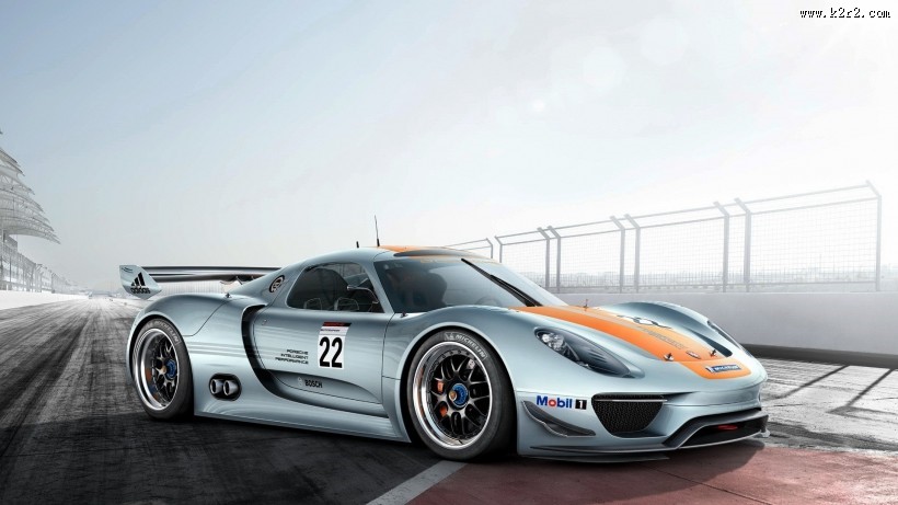 保时捷918赛道图片大全