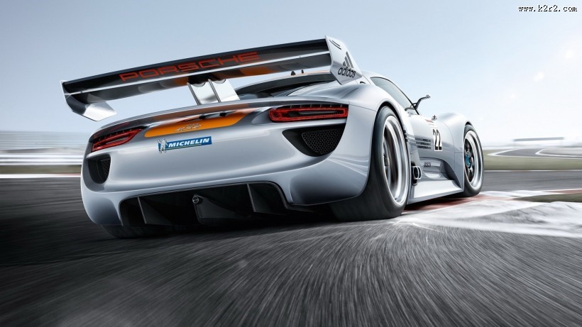 保时捷918赛道图片大全