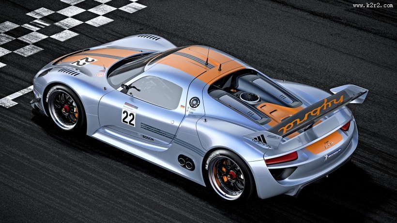 保时捷918赛道图片大全