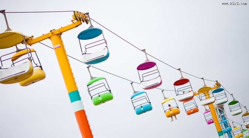 空中观光缆车图片