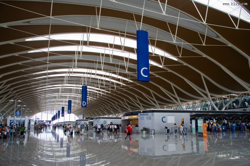上海浦东机场图片