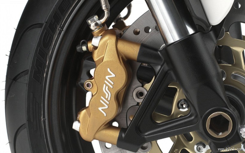 摩托车局部特写图片