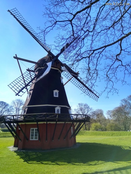 高大的荷兰风车图片大全