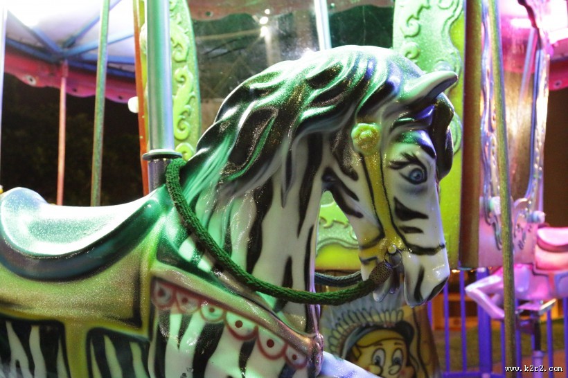 游乐场的旋转木马图片大全