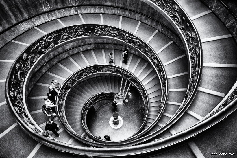 螺旋式楼梯图片