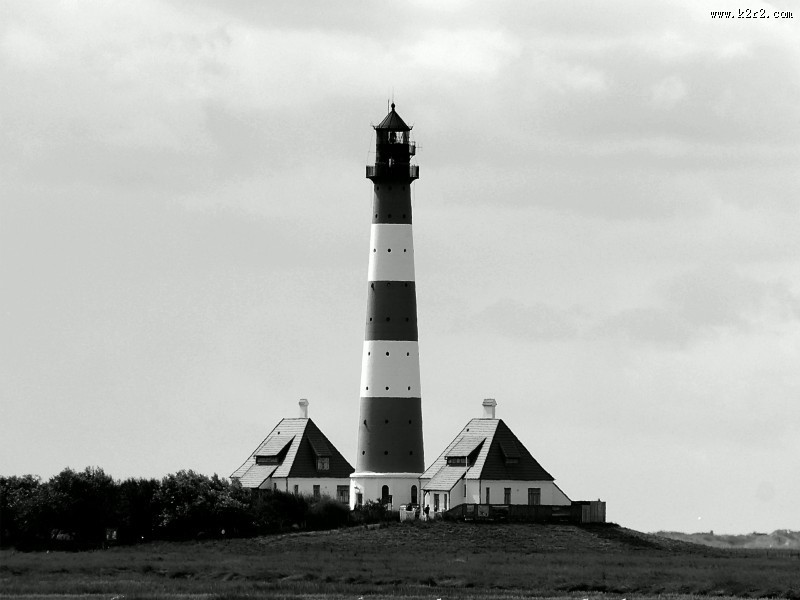 德国韦斯特雷费尔桑德灯塔图片大全