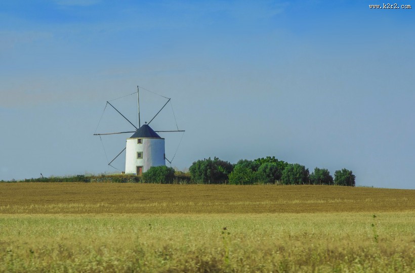 高大的荷兰风车图片大全
