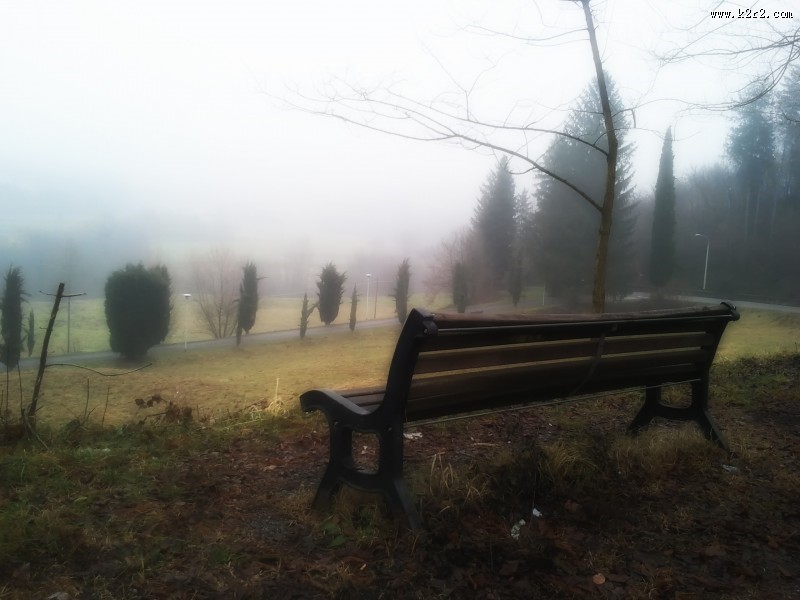 露天的长椅图片大全