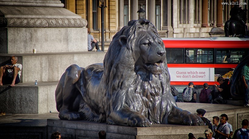 威武的石狮子图片