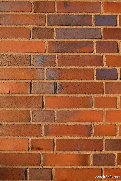 红砖堆砌成的墙图片