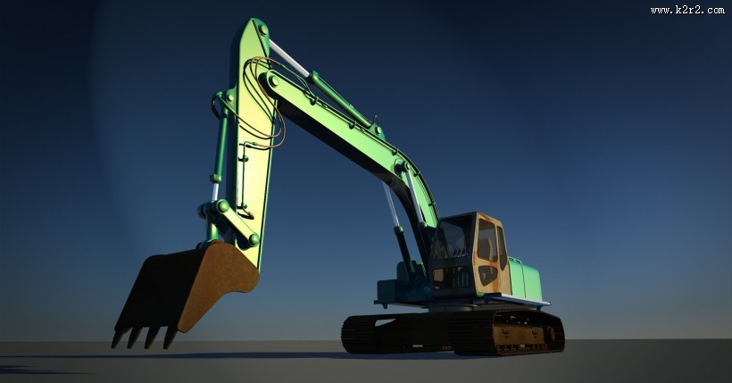 高大的挖掘机图片