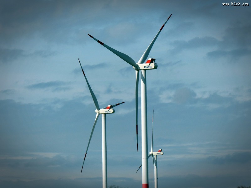 风力发电的风力发电机图片