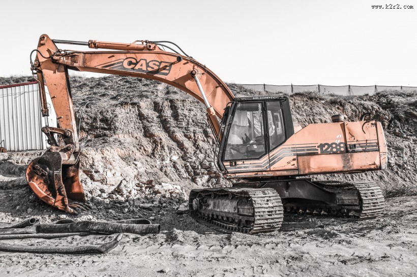 高大的挖掘机图片大全