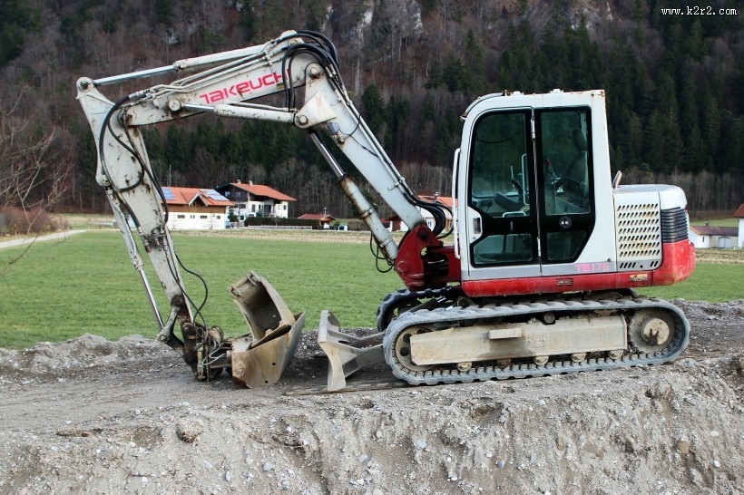 高大的挖掘机图片大全