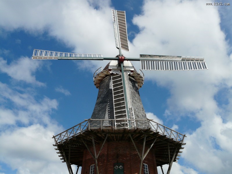 荷兰风车图片