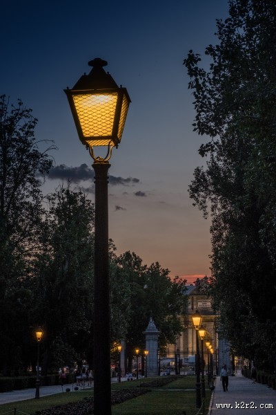 复古的路灯图片