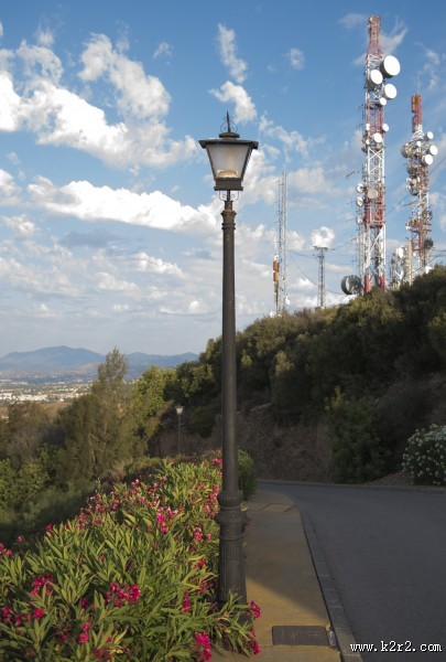 复古的路灯图片