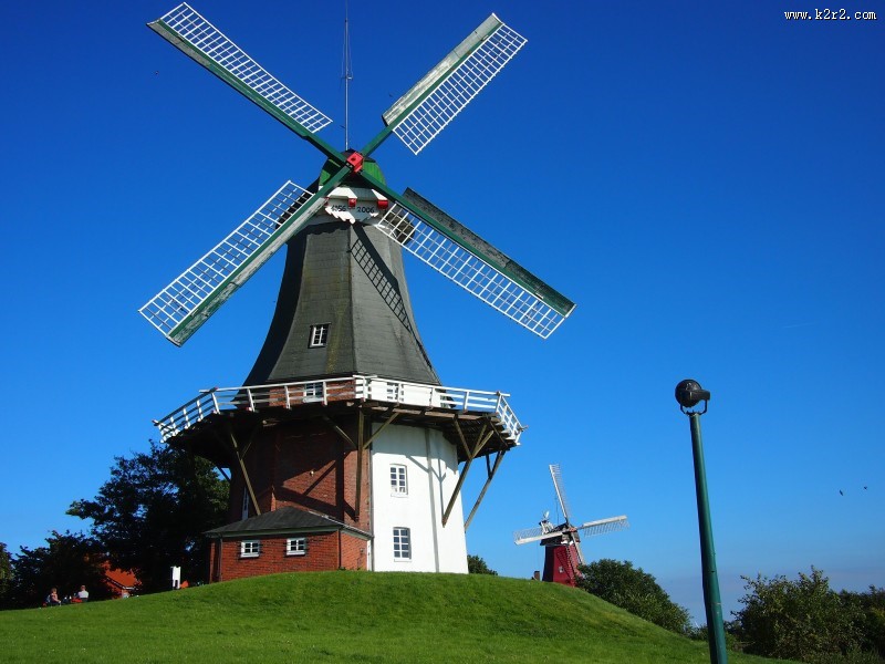 荷兰风车图片大全