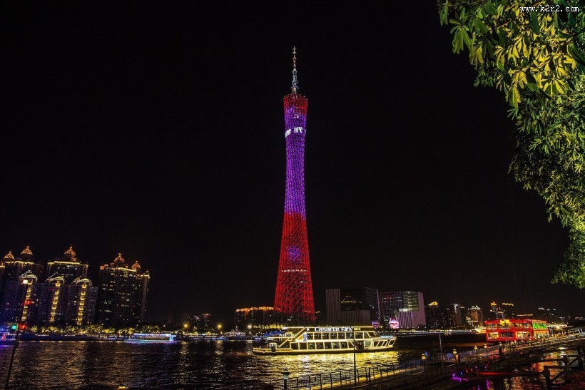 广州塔小蛮腰夜景图片