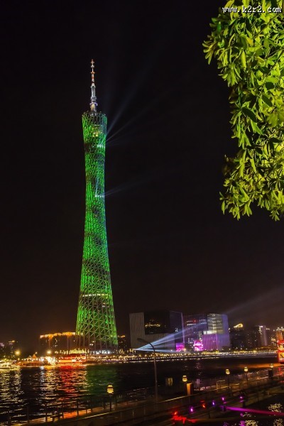 广州塔小蛮腰夜景图片