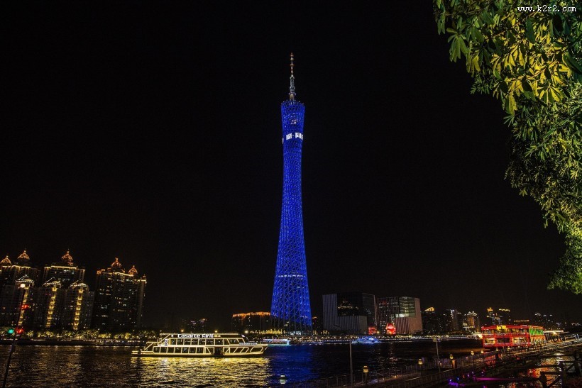 广州塔小蛮腰夜景图片