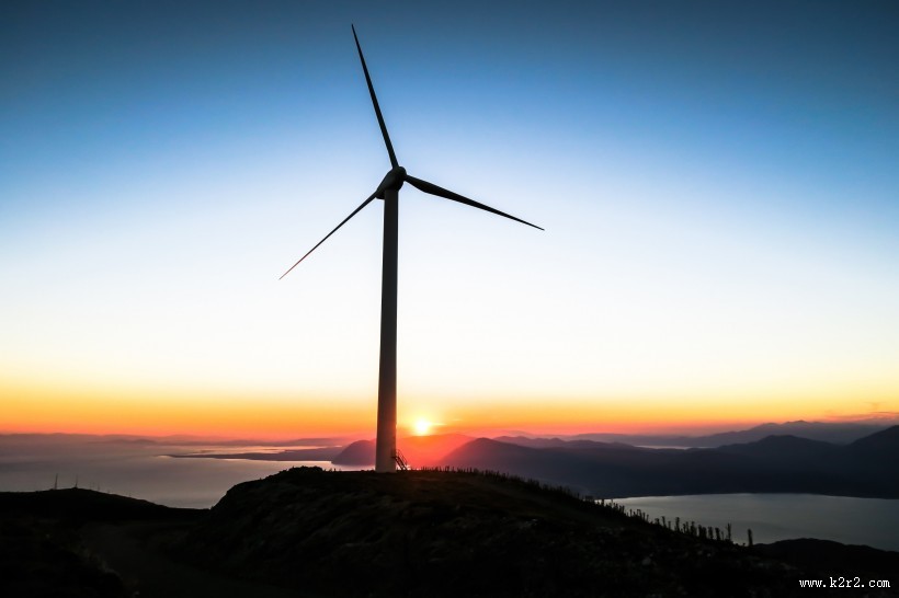 风力发电的风车图片大全