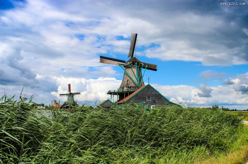 荷兰风车图片大全